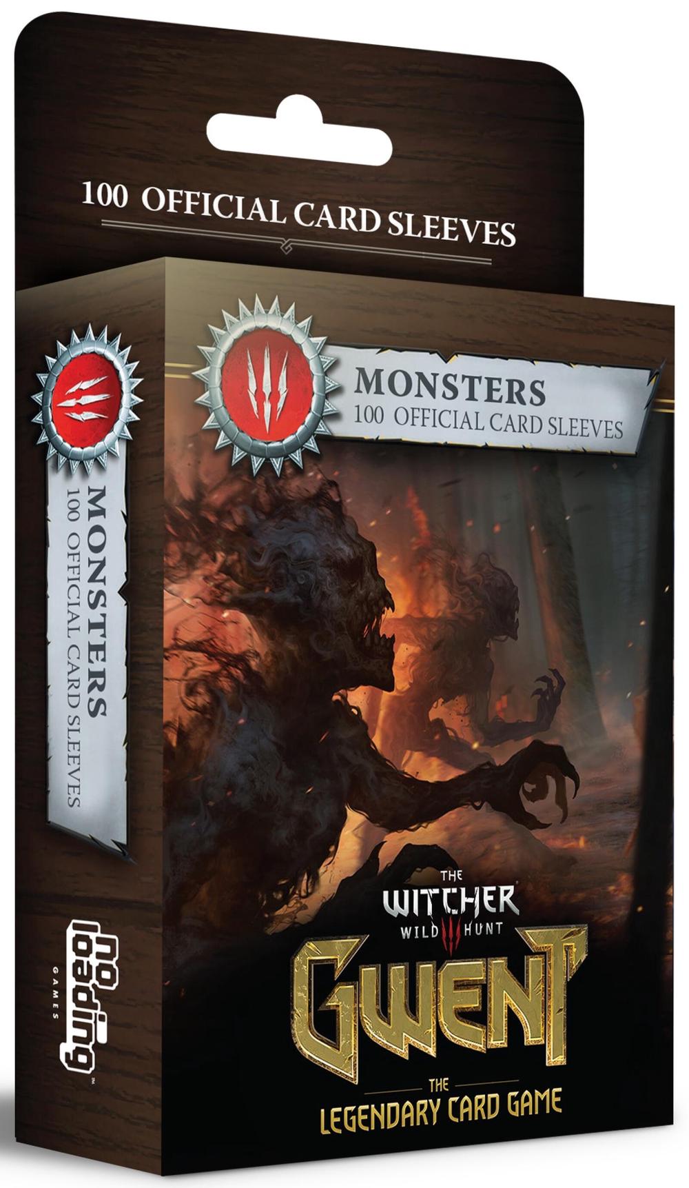 No Loading Games The Witcher - Gwent Monsters, 100 Sleeves, 0612735199814