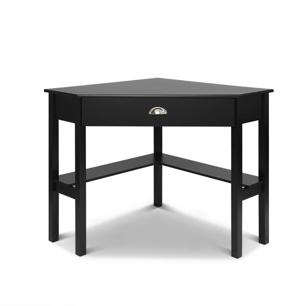 HelloFurniture Ronan Corner Desk (Black) Buy online at The Nile