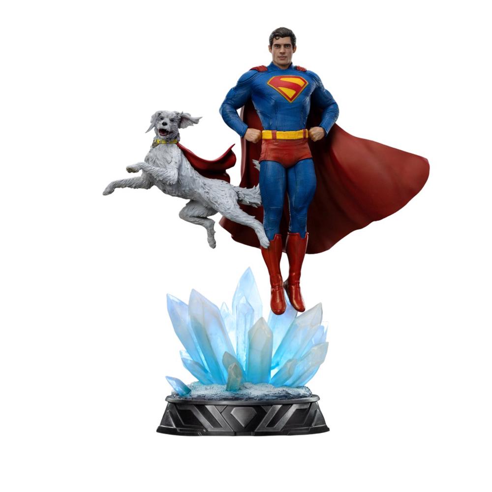 Iron Studios Superman (2025) - Superman & Krypto 1:10 Statue, 0618231957828