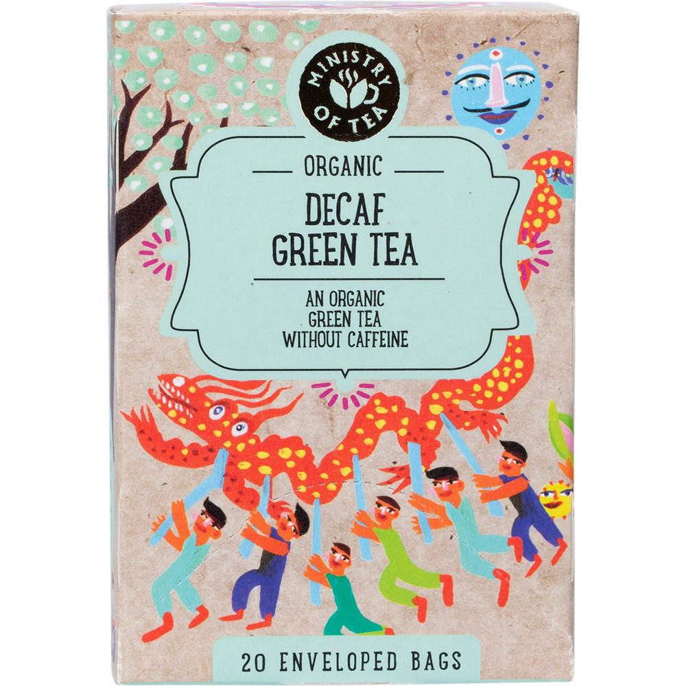 Organic Decaf Green Tea Bags, 20's, 0619286718006