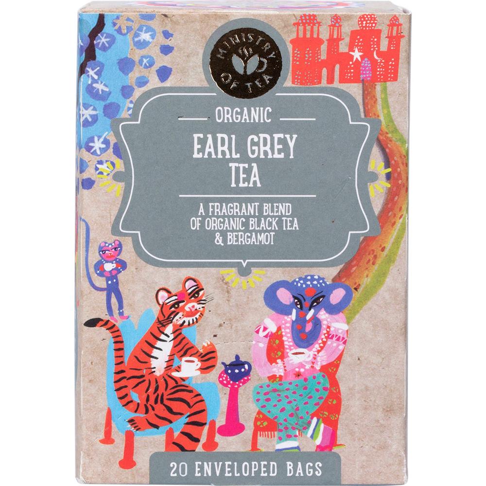 Organic Earl Grey Tea Bags, 20's, 0619286796004