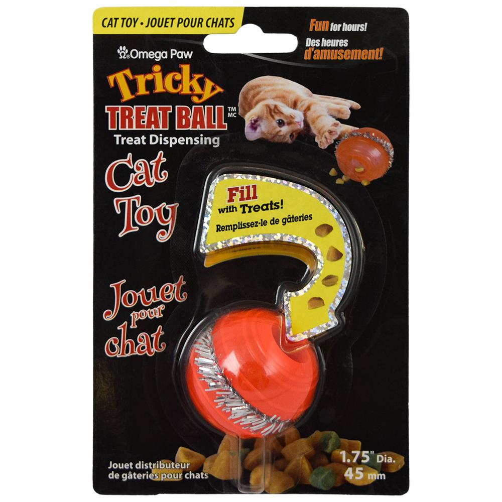 Omega Paw Tricky Treat Ball Treat & Food Dispensing Cat Toy Buy