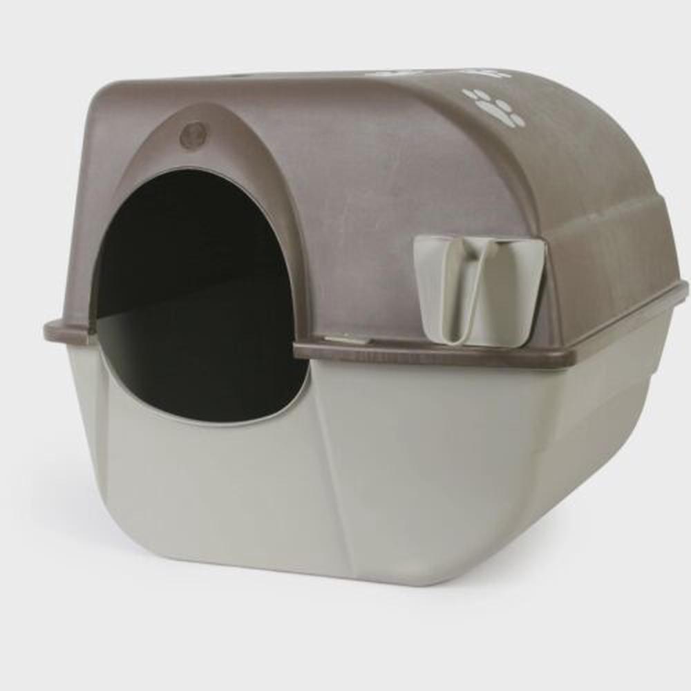 Omega Paw Roll n Clean Self Cleaning Covered Cat Litter Box Large