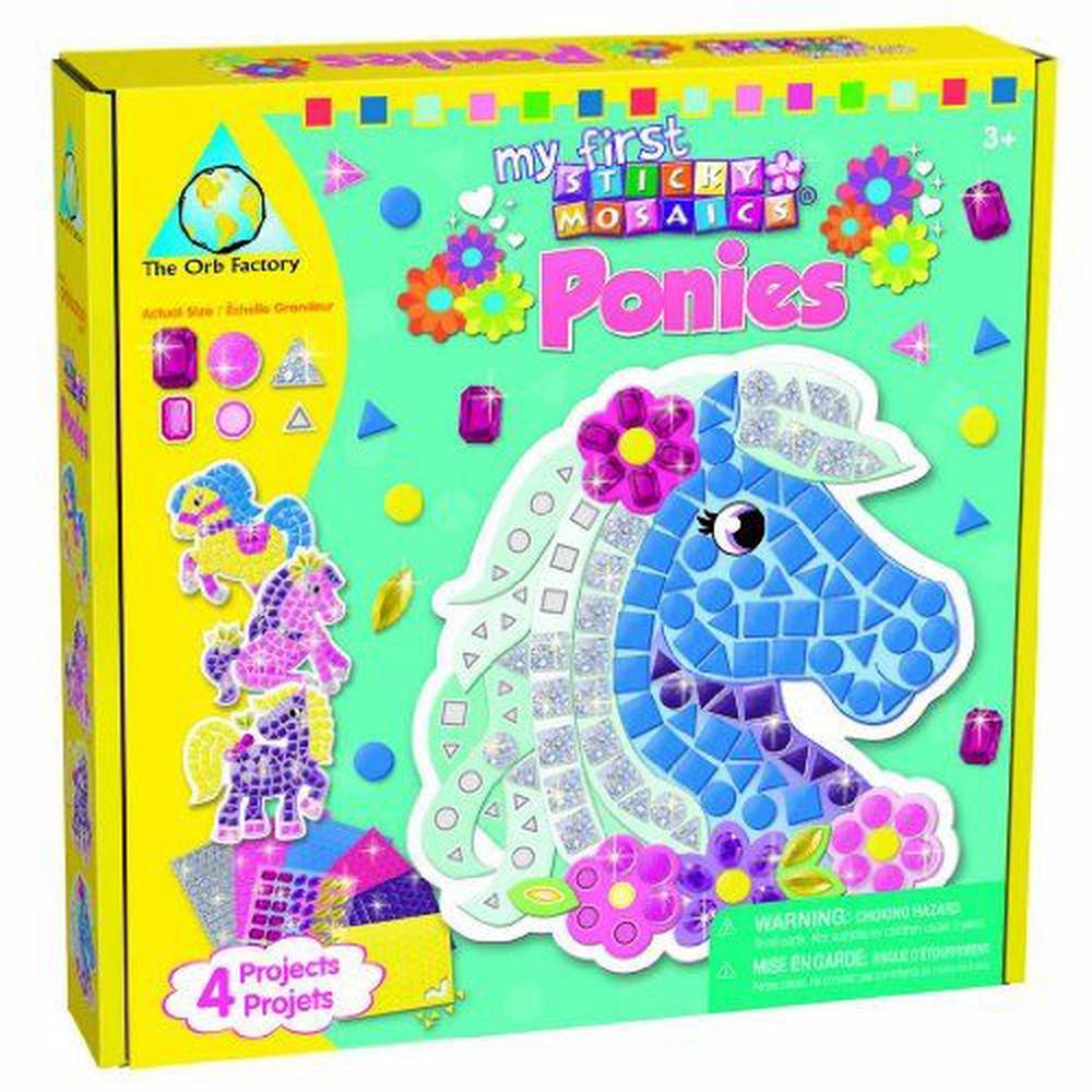 The Orb Factory My First Sticky Mosaics Ponies Buy online at The Nile