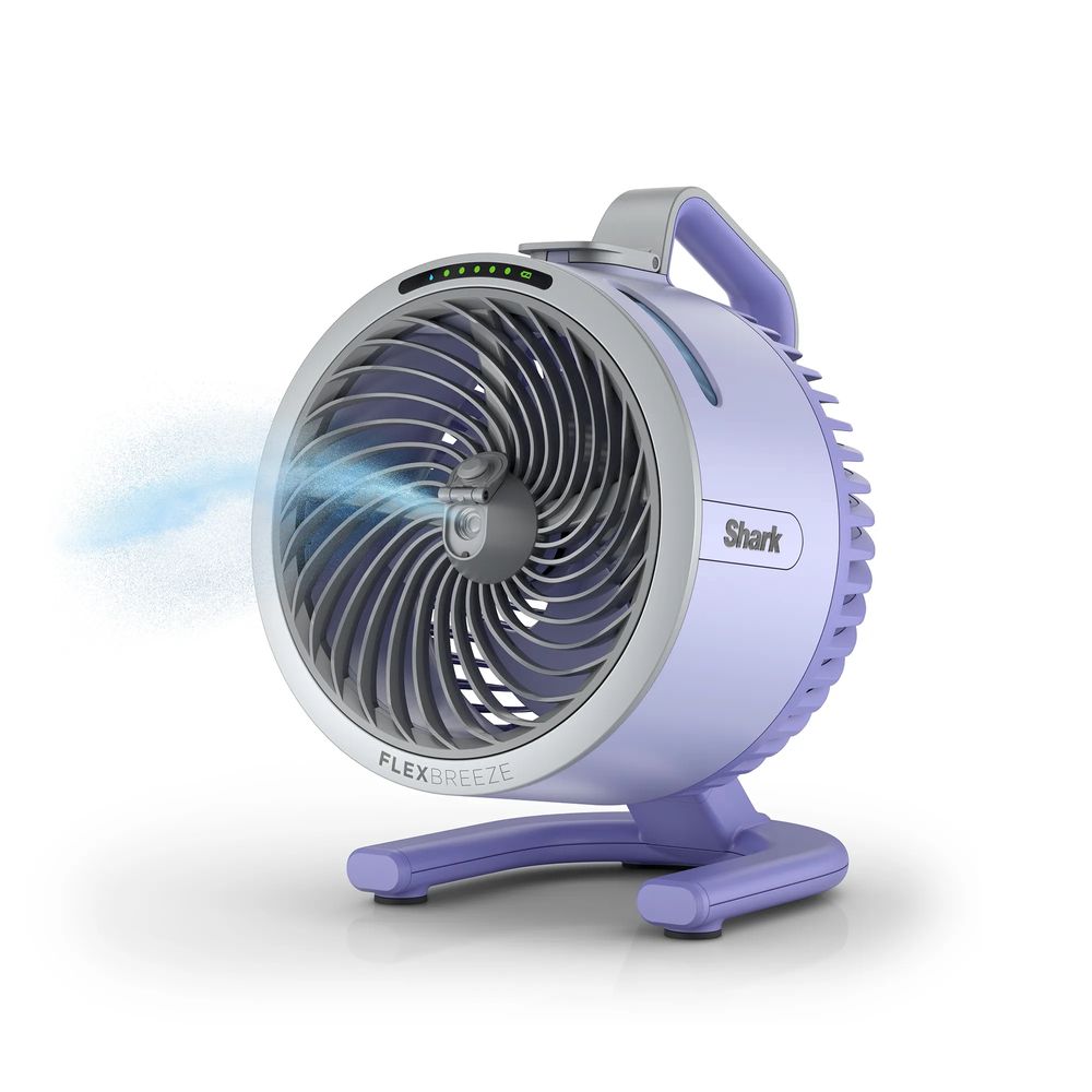 Shark FlexBreeze HydroGo Misting Portable Fan (Lilac) by Shark - ISBN: 0622356362573