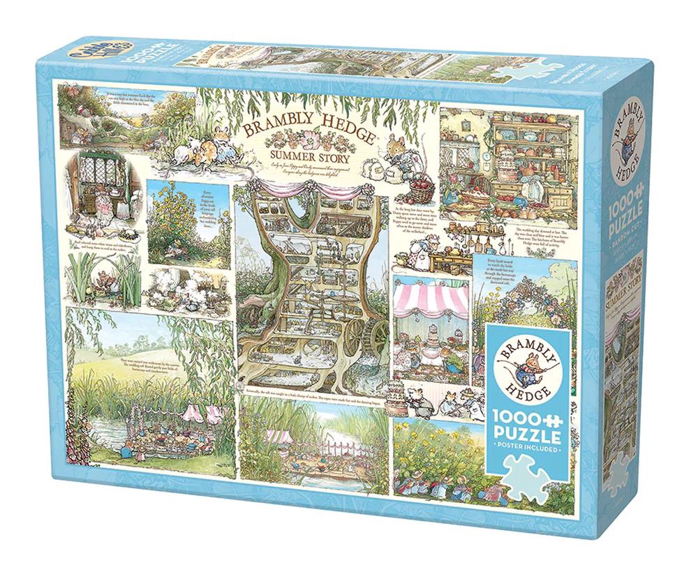 Outset Media Brambly Hedge Summer Story, 1000Pc Puzzle, Compact, 0625012400169