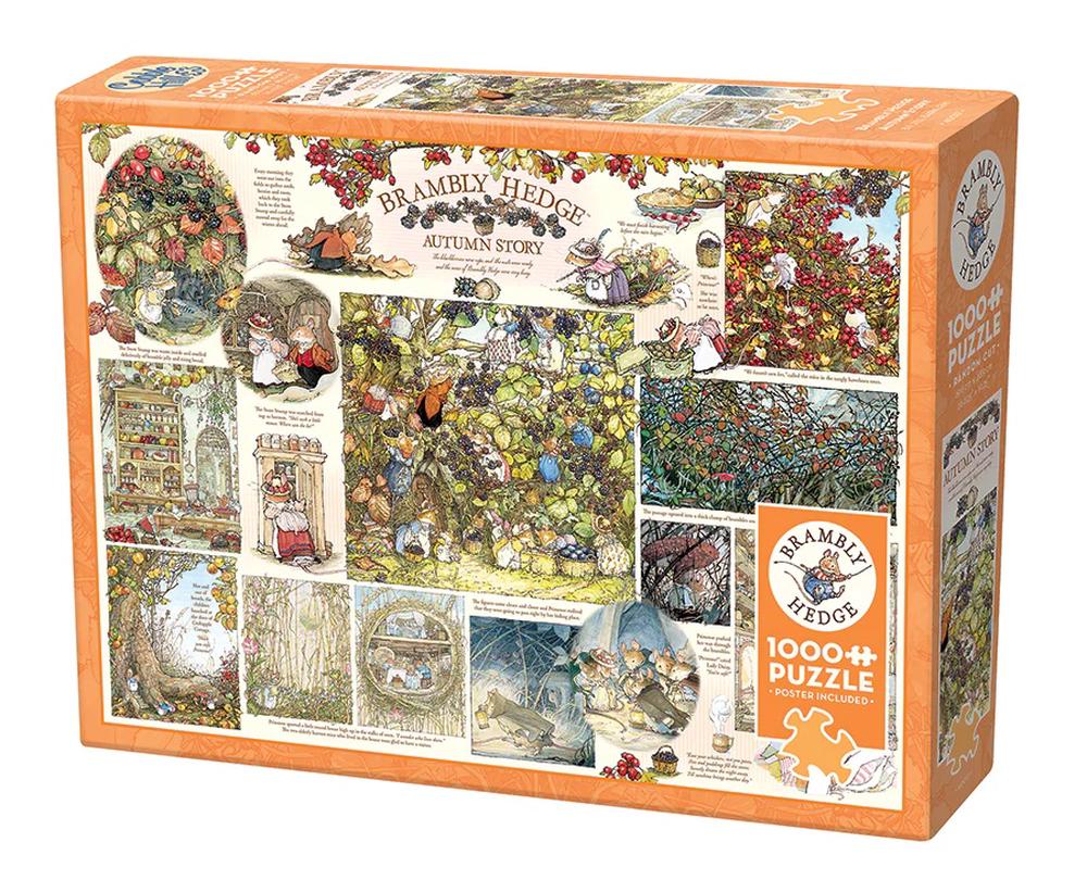 Outset Media Brambly Hedge Autumn Story, 1000Pc Puzzle, Compact, 0625012400176