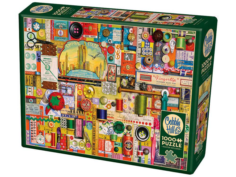 Cobble Hill Sewing Notionss Jigsaw Puzzle, 1000 Piece, 0625012400428