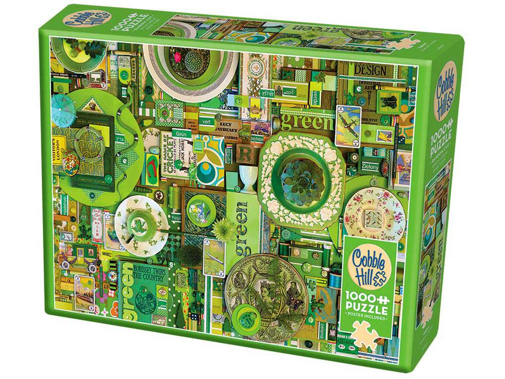 Rainbow Project - Green Jigsaw Puzzle, 1000pc, 0625012400596