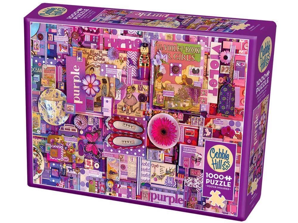 Cobble Hill Rainbow Project Purple Jigsaw Puzzle, 1000 Piece, 0625012400619