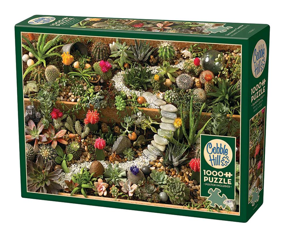 Cobble Hill Succulent Garden, 1000Pcs, Compact by Cobble Hill - ISBN: 0625012400879