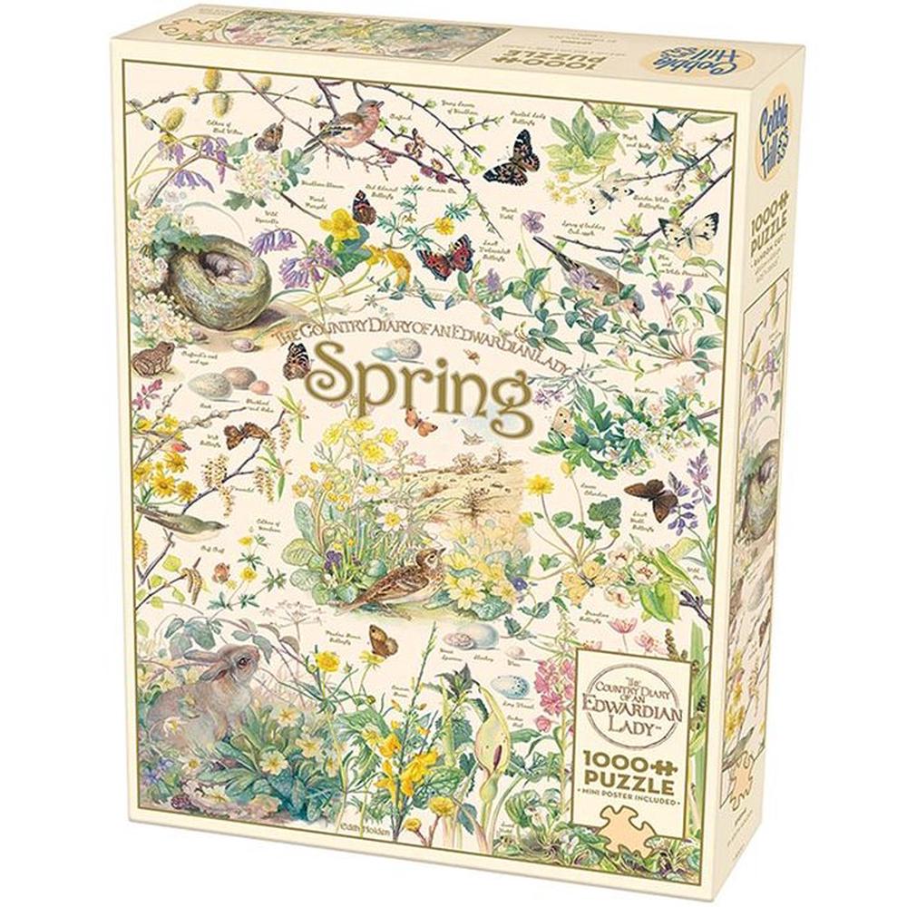 Country Diary: Spring Jigsaw Puzzle, 1000pc, 0625012400923