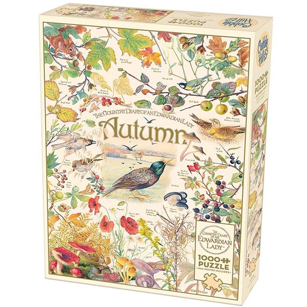 Country Diary: Autumn Jigsaw Puzzle, 1000pc, 0625012400947