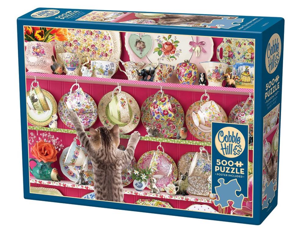 Cobble Hill High Tea High Jinks Jigsaw Puzzle, 500 Piece, 0625012450072