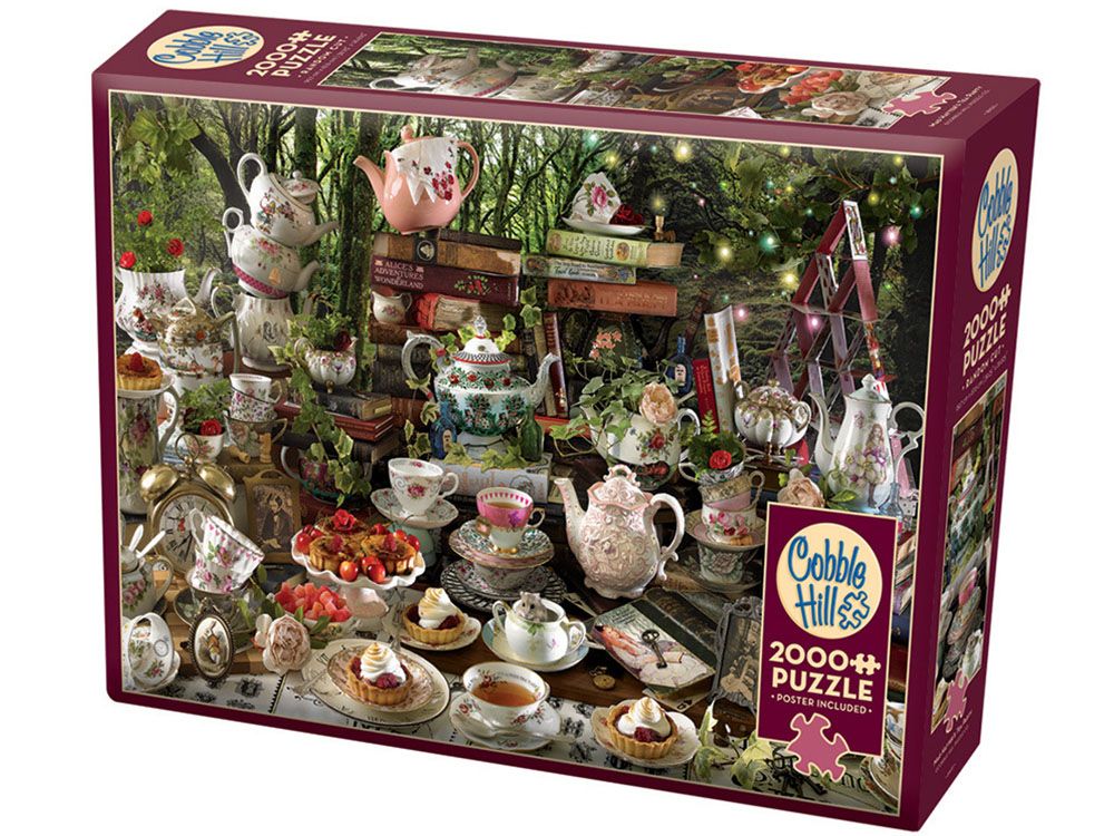 Cobble Hill Mad Hatter's Tea Party Jigsaw Puzzle, 2000pc | Buy online ...