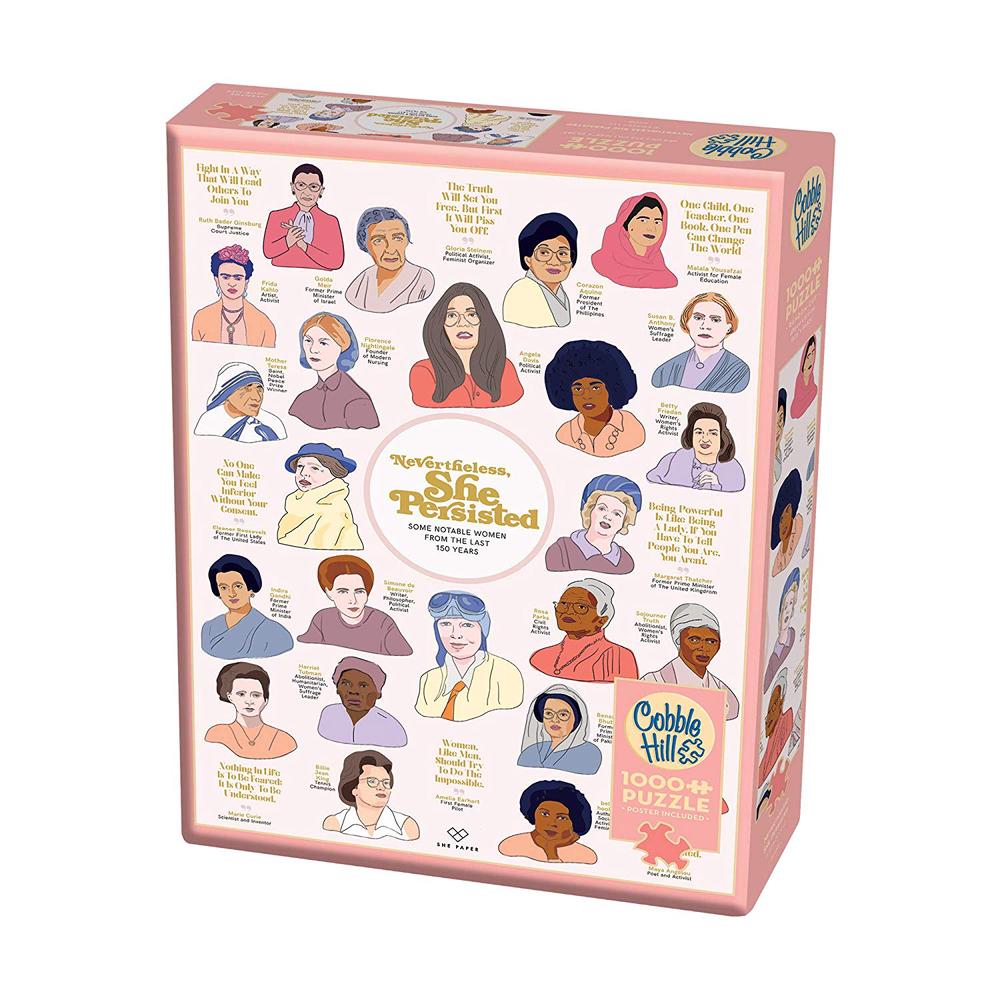 Nevertheless She Persisted Puzzle, 1000 Piece, 0625012801584