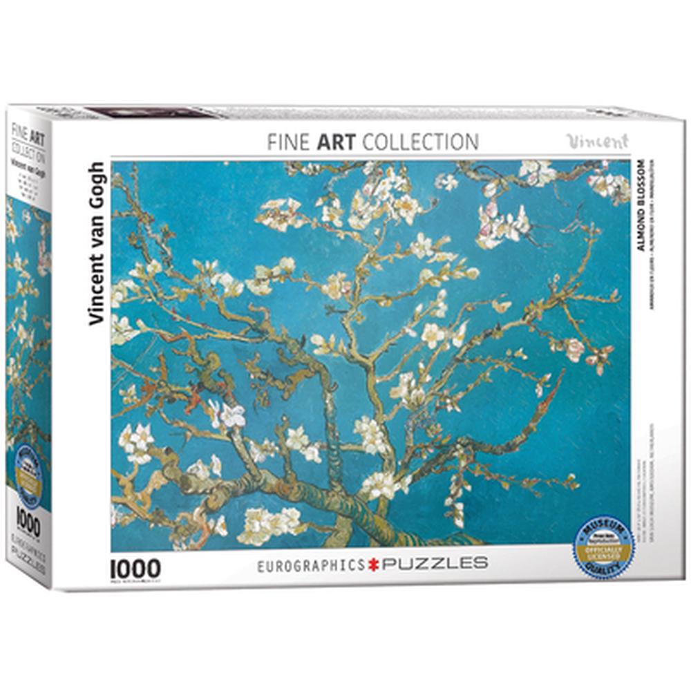 EuroGraphics Van Gogh Almond Branches Jigsaw Puzzle, 1000 Piece, 0628136601535