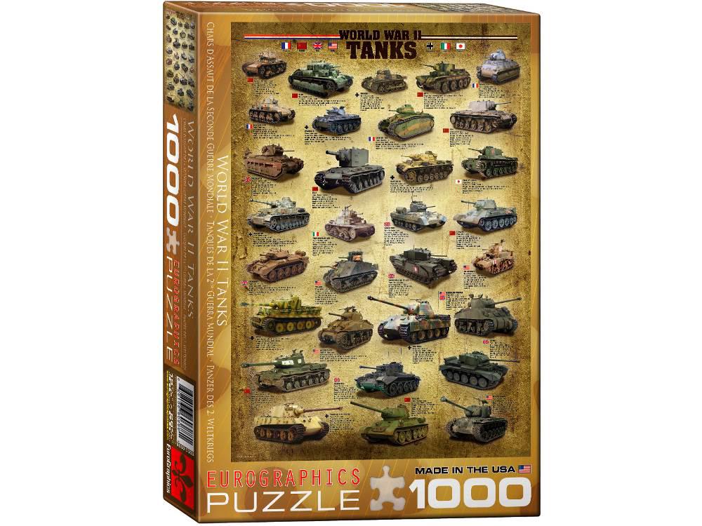 EuroGraphics World War Ii Tanks Jigsaw Puzzle, 1000 Piece | Buy online ...