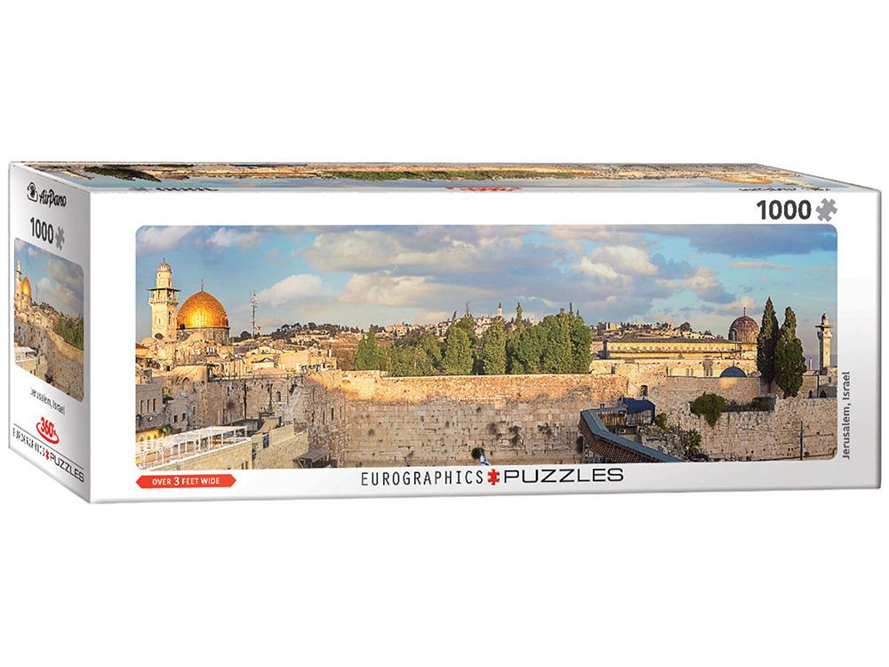Eurographics Jerusalem Panoramic Jigsaw Puzzle, 1000pc, 0628136655507