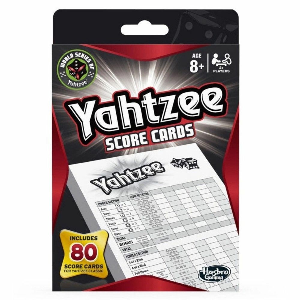 Hasbro Yahtzee Score Pads Buy Online At The Nile Hasbro yahtzee score pads buy online at the nile