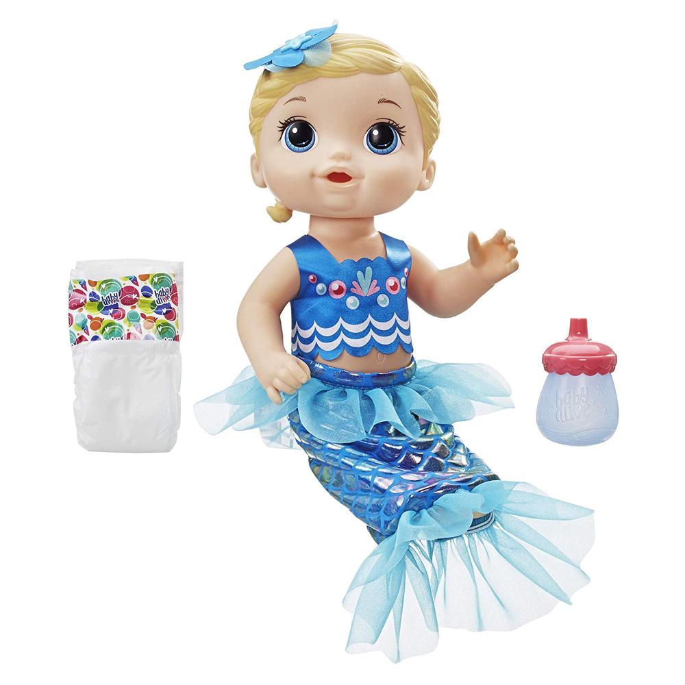 baby alive shimmer and splash mermaid doll
