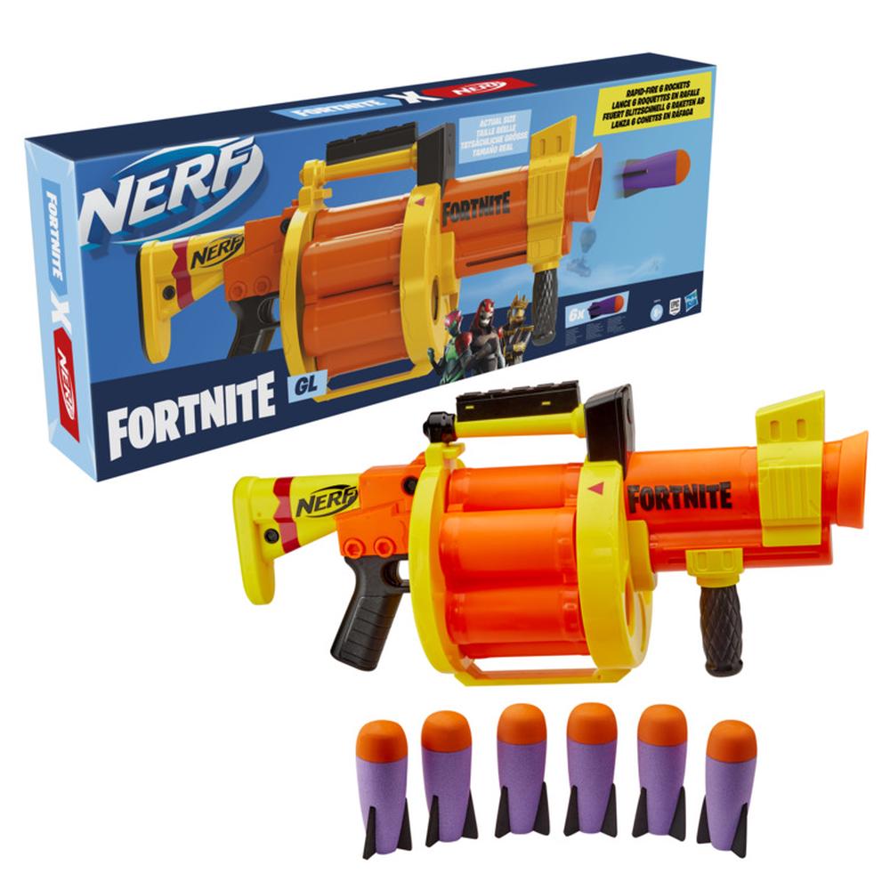 Nerf Fortnite GL Rocket Firing Blaster | Buy online at The Nile