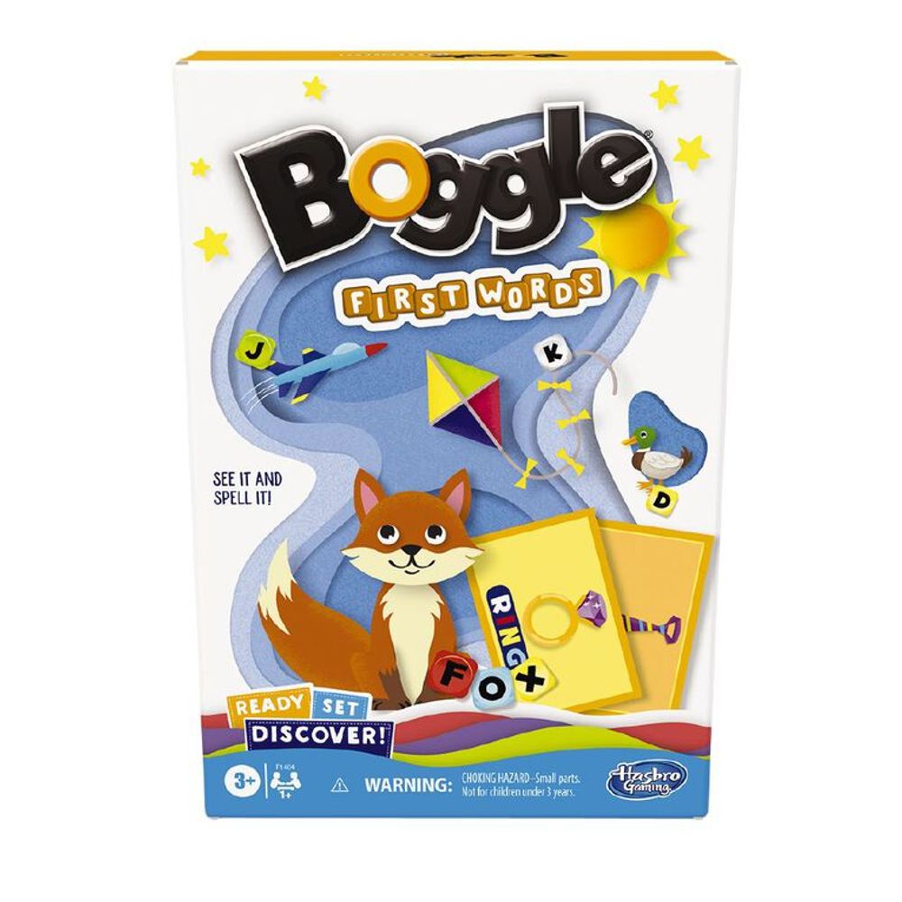 Hasbro Gaming Ready Set Discover Boggle - First Words | Buy online at ...