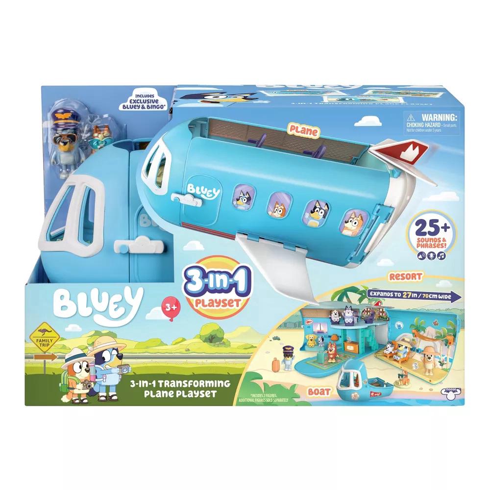 3-In-1 Airplane Playset, 0630996176702