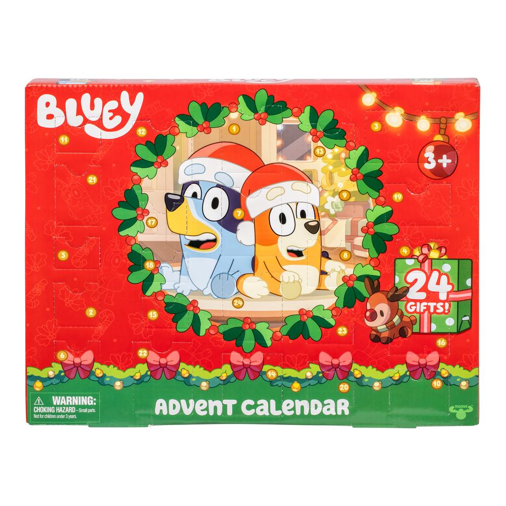 Moose Toys Bluey Mini Figures Surprise Advent Calendar, 0630996191224