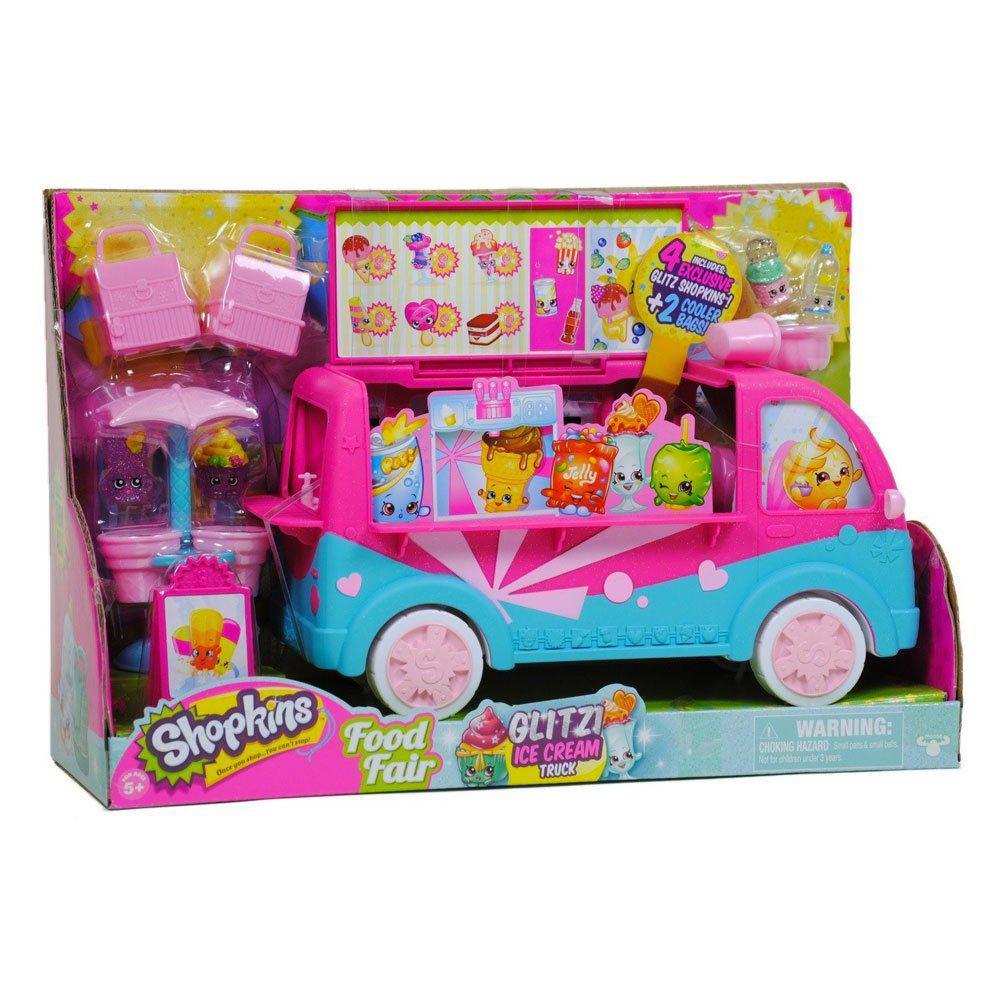 shopkins scoops ice cream truck playset