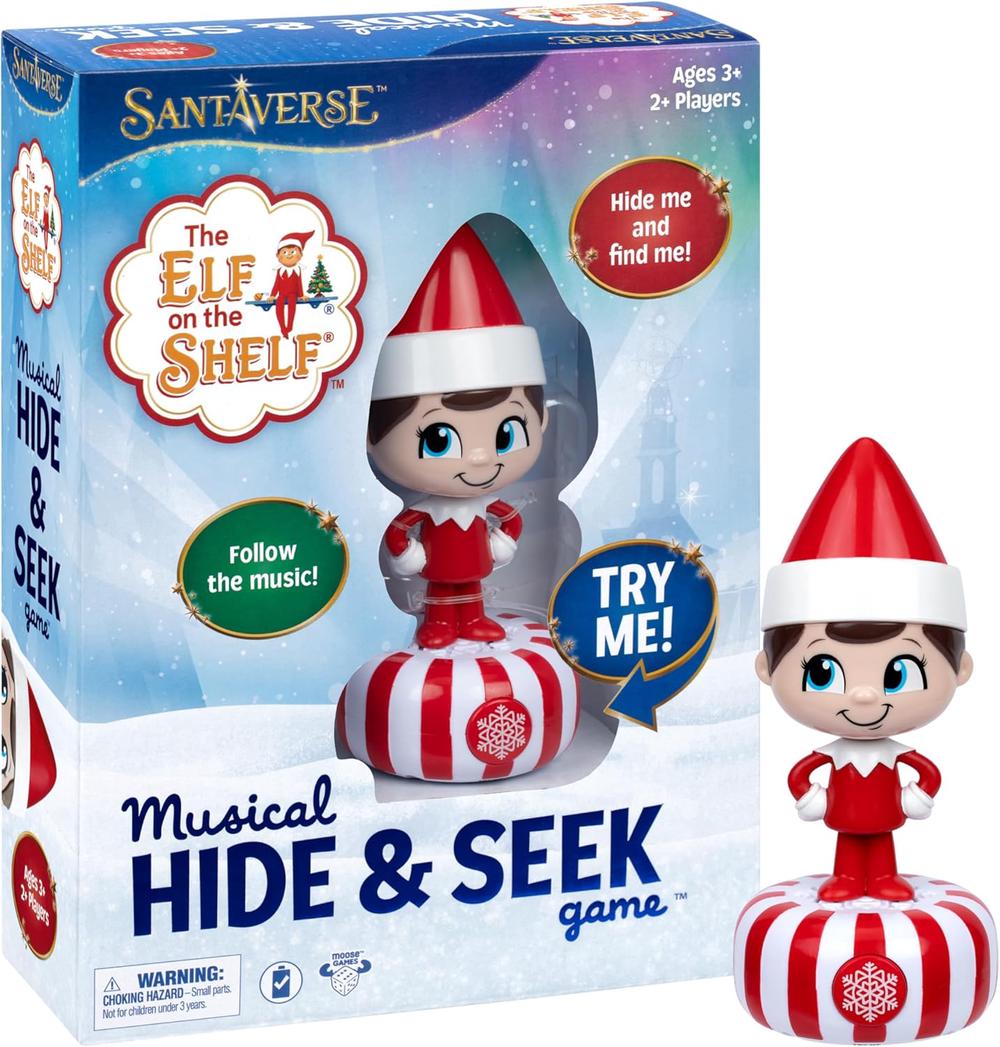Moose Games Elf on the Shelf Hide & Seek Game, 0630996915486