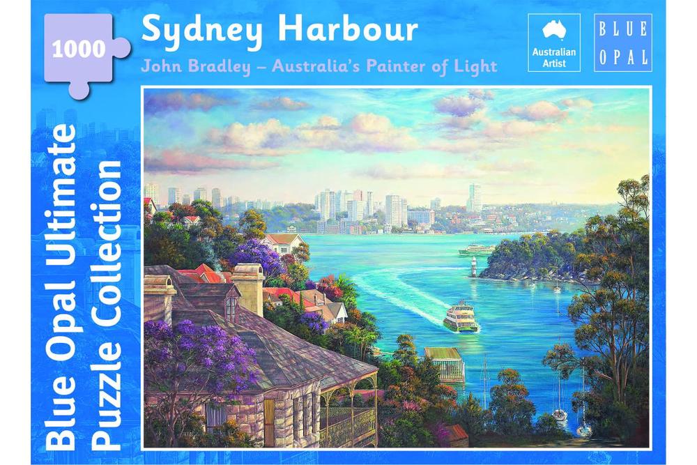 Blue Opal John Bradley Jigsaw Puzzle Sydney Harbour, 1000 Piece Buy