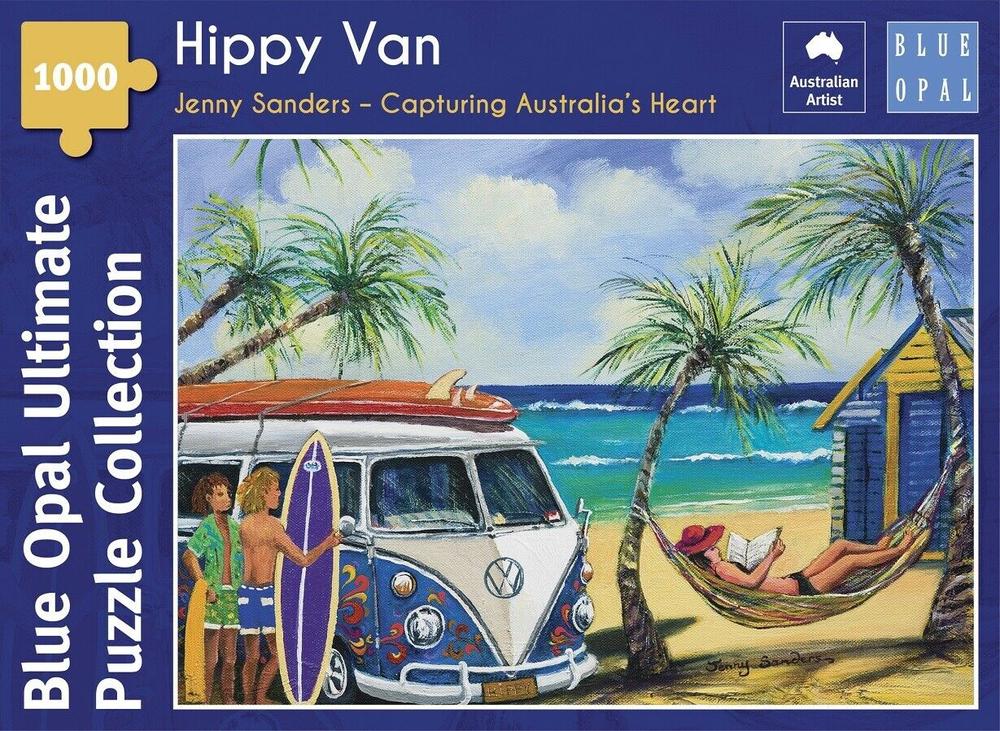 Blue Opal Jenny Sanders Jigsaw Puzzle Hippy Van, 1000 Piece Buy online at The Nile