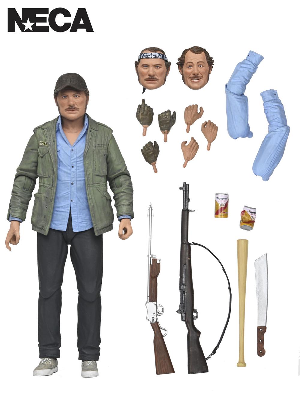 Jaws Sam Quint Ultimate 50th Anniversary Action Figure, 0634482033364