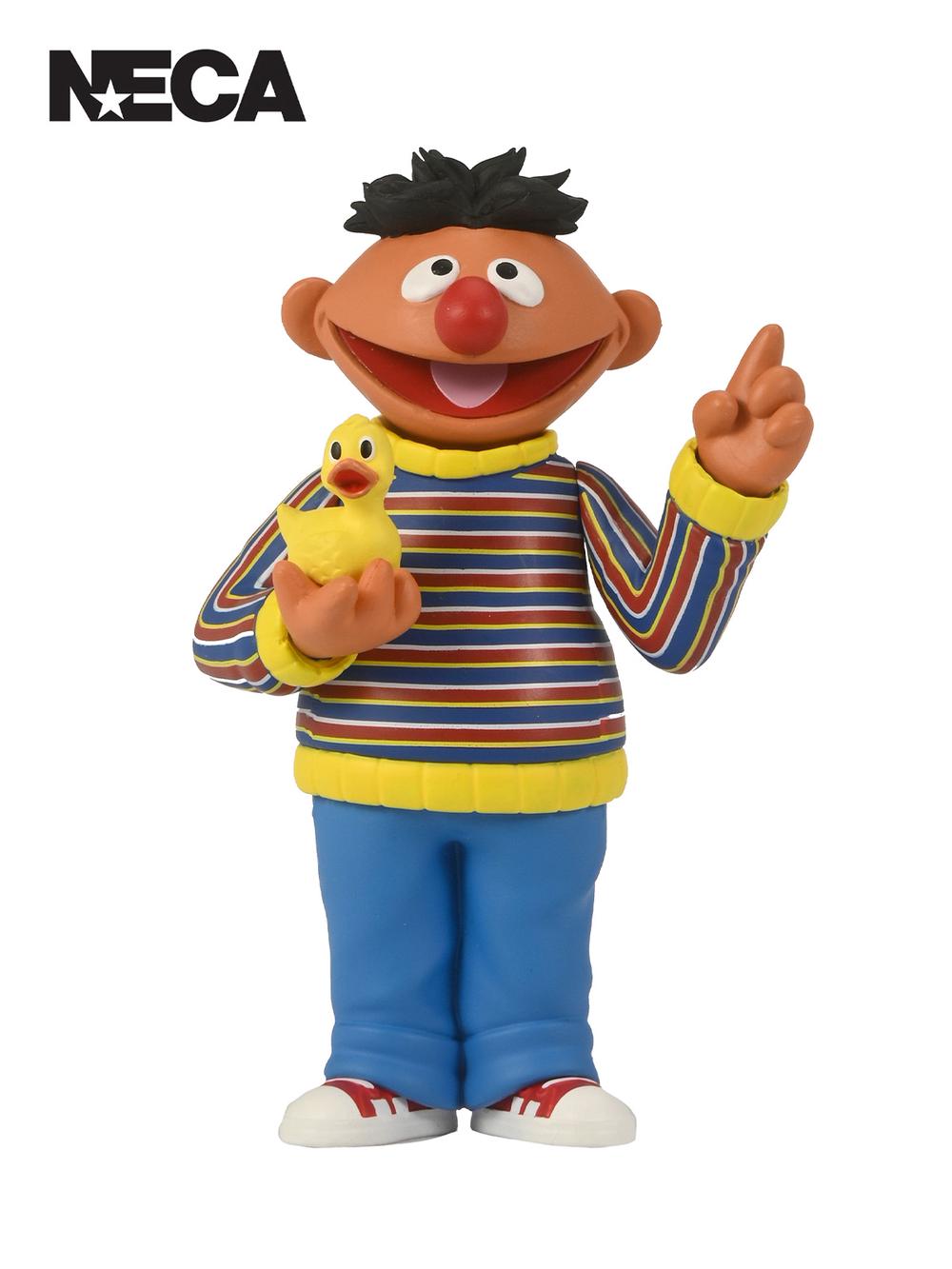 Rubbies Deerfield Sesame Street - Ernie Toony Classics Action Figure - 6 Inch, 0634482086063