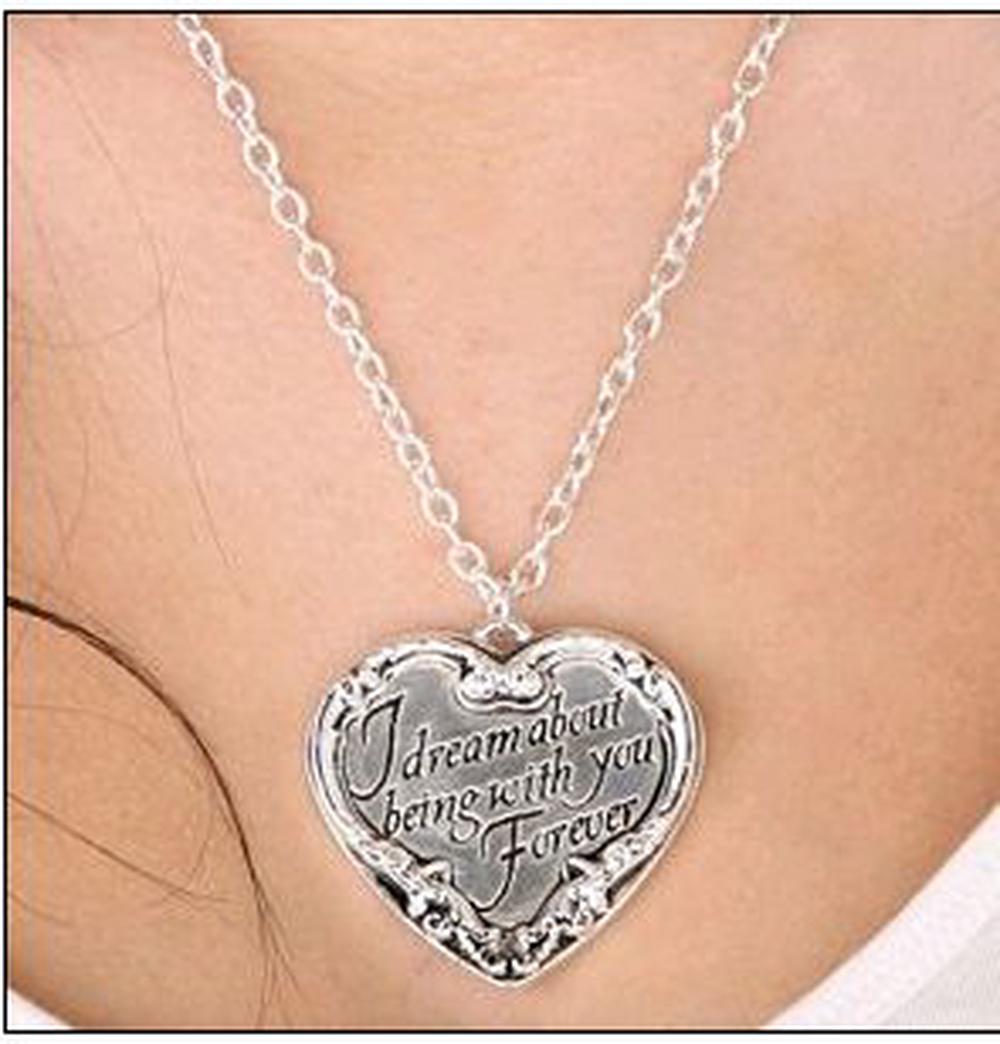 NECA Twilight - Jewellery Heart Quote Necklace, 0634482201527