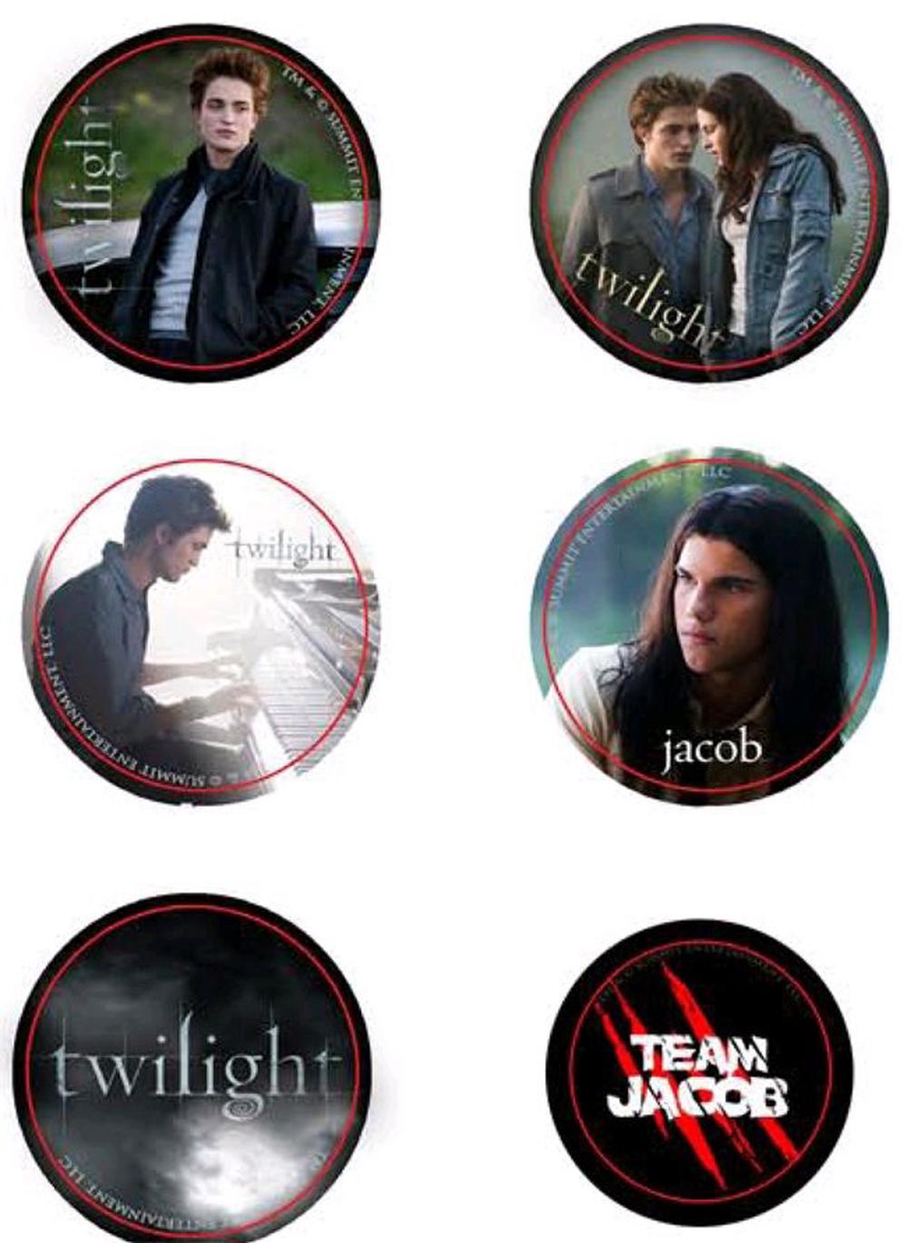 NECA Twilight - Pin Set of 6 Style A Team Jacob by NECA - ISBN: 0634482201978