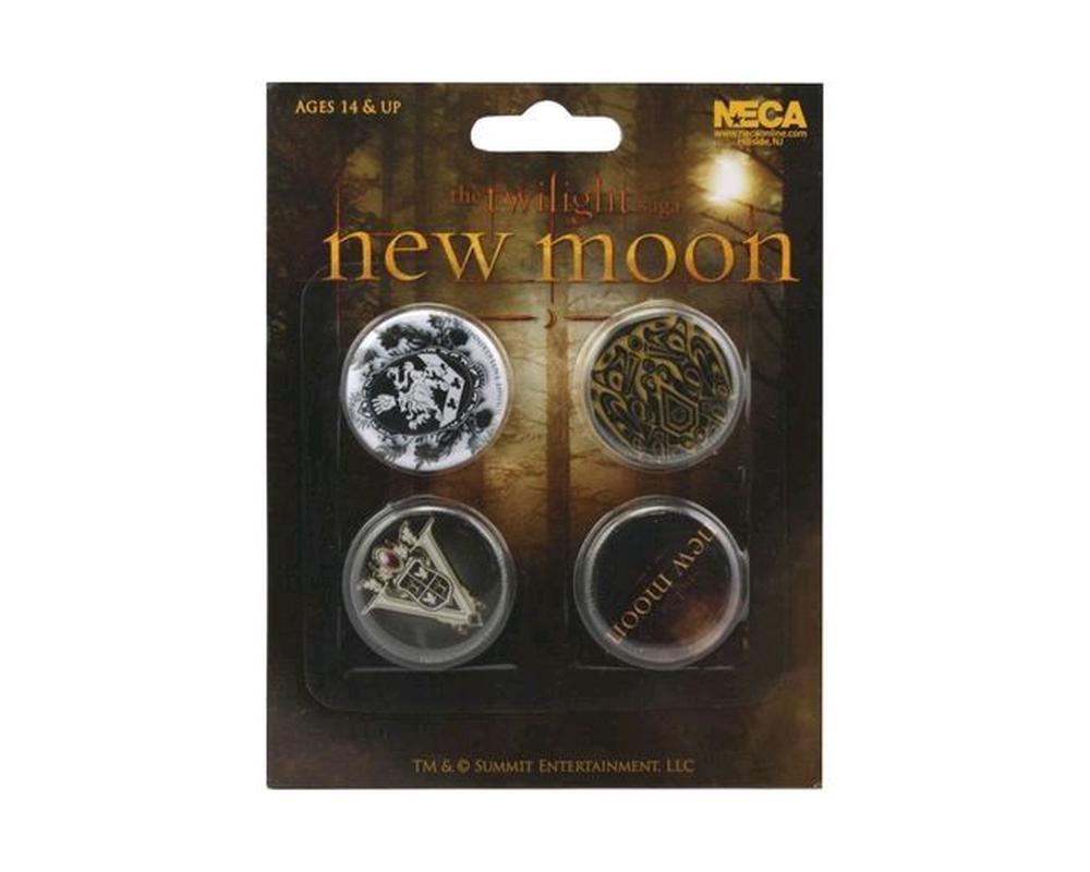 NECA The Twilight Saga: New Moon - Pin Set Of 4 Crests, 0634482209103