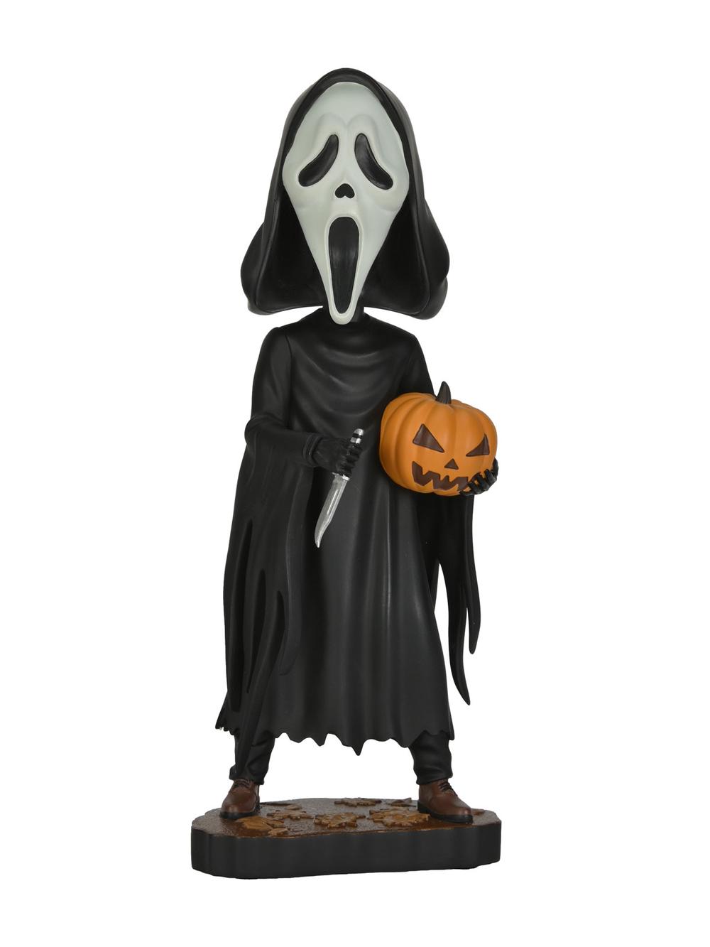 Scream! Ghost Face With Pumpkin Head Knocker, 0634482413678