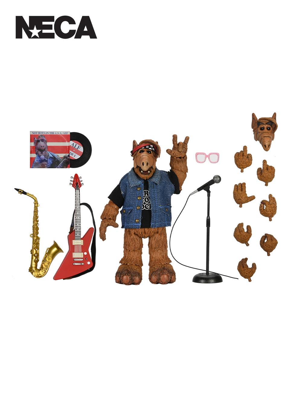 Alf - Ultimate Born To Rock Alf Action Figure - 7 Inches, 0634482451090