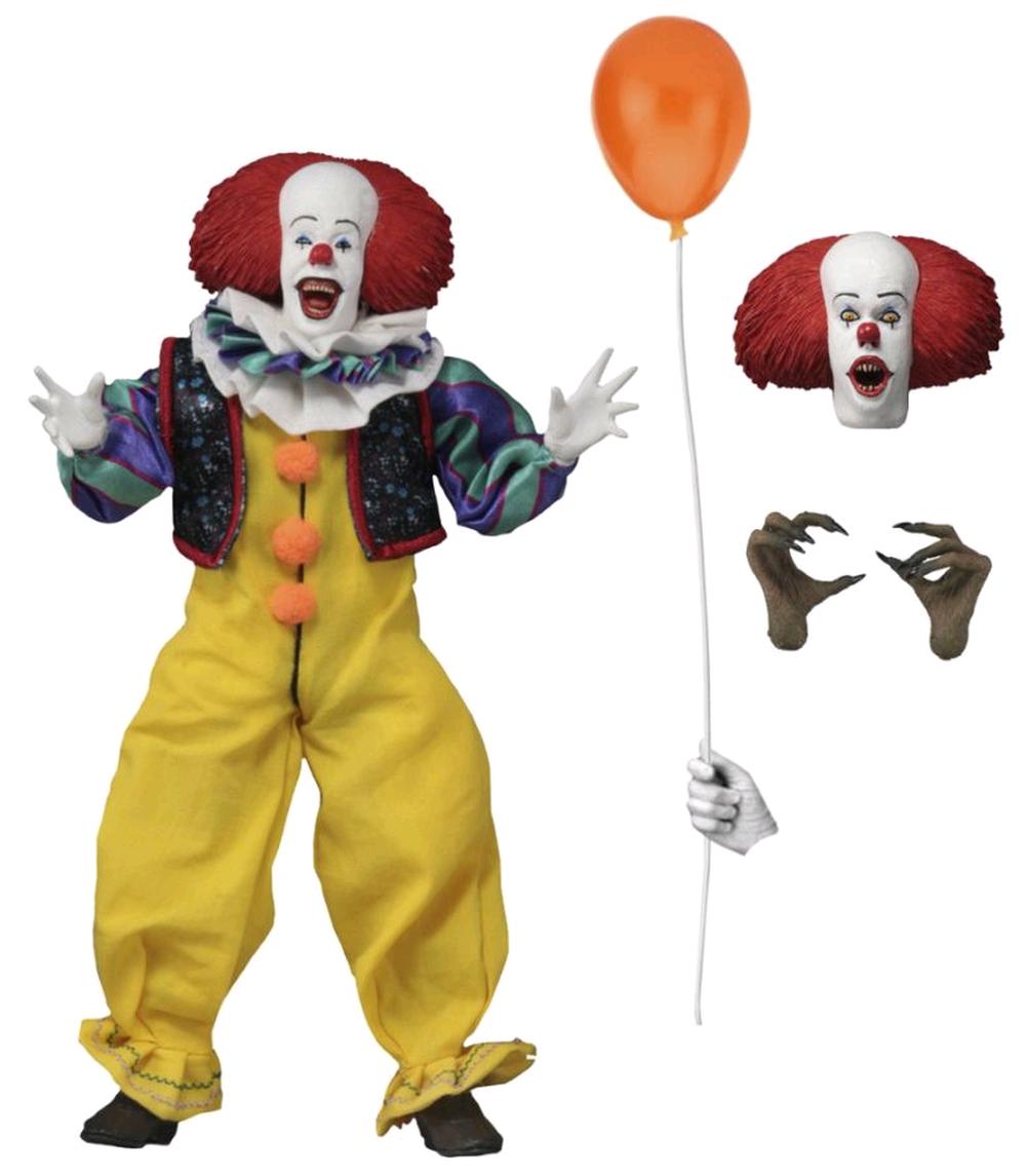 NECA It - Pennywise Clothed Figure - 8 Inch, 0634482454725