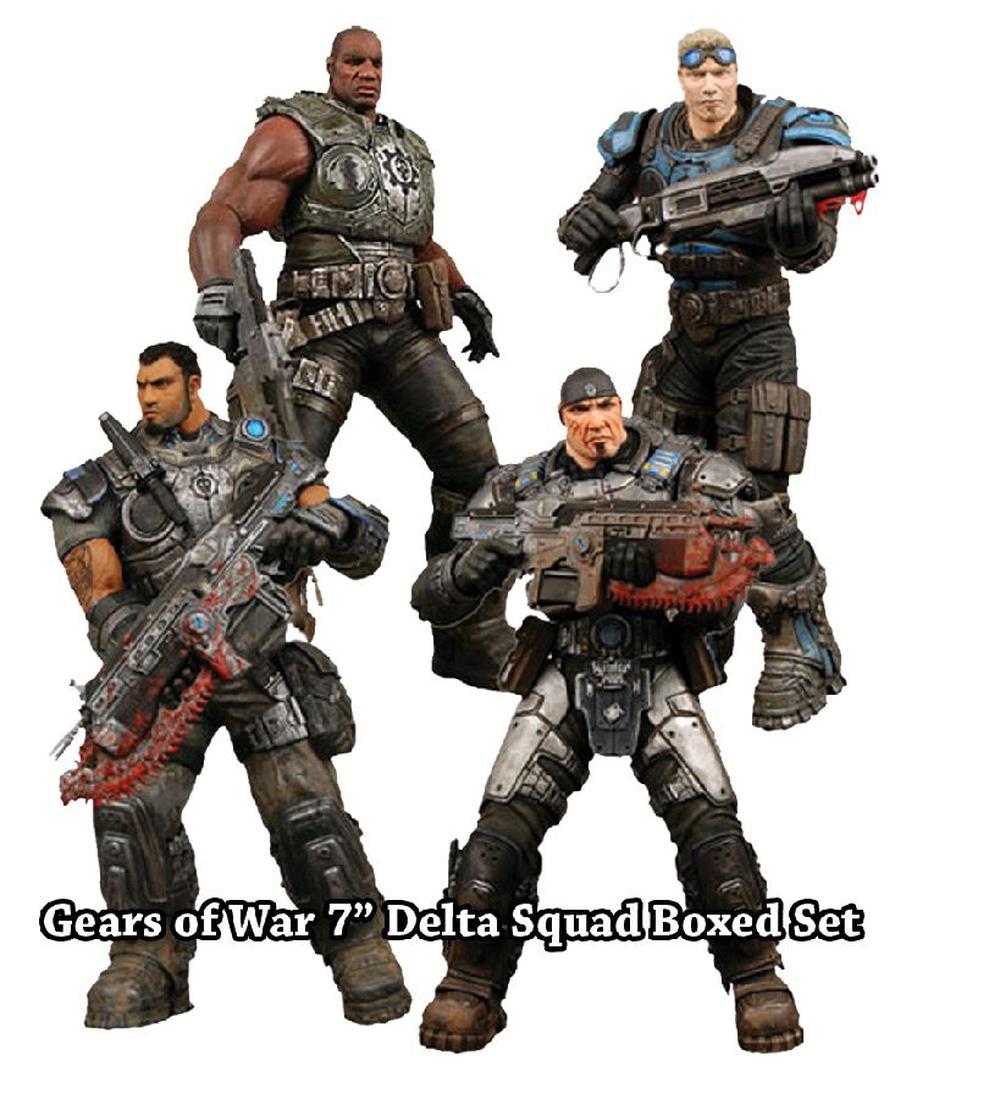 NECA Gears of War Delta Squad Boxed Set Buy online at The Nile