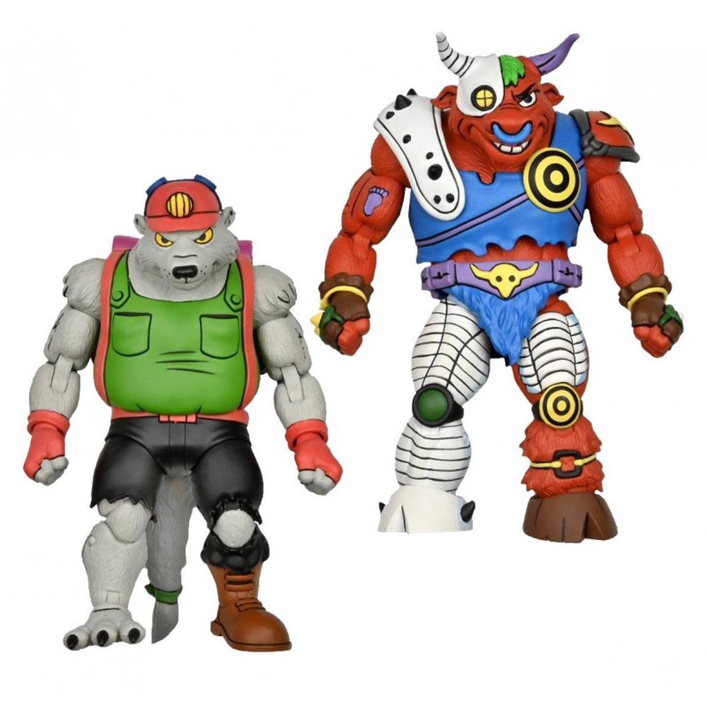 NECA Dirtbag And Groundchuck TMNT Action Figure, 2 Pack - 7 Inch, 0634482541999