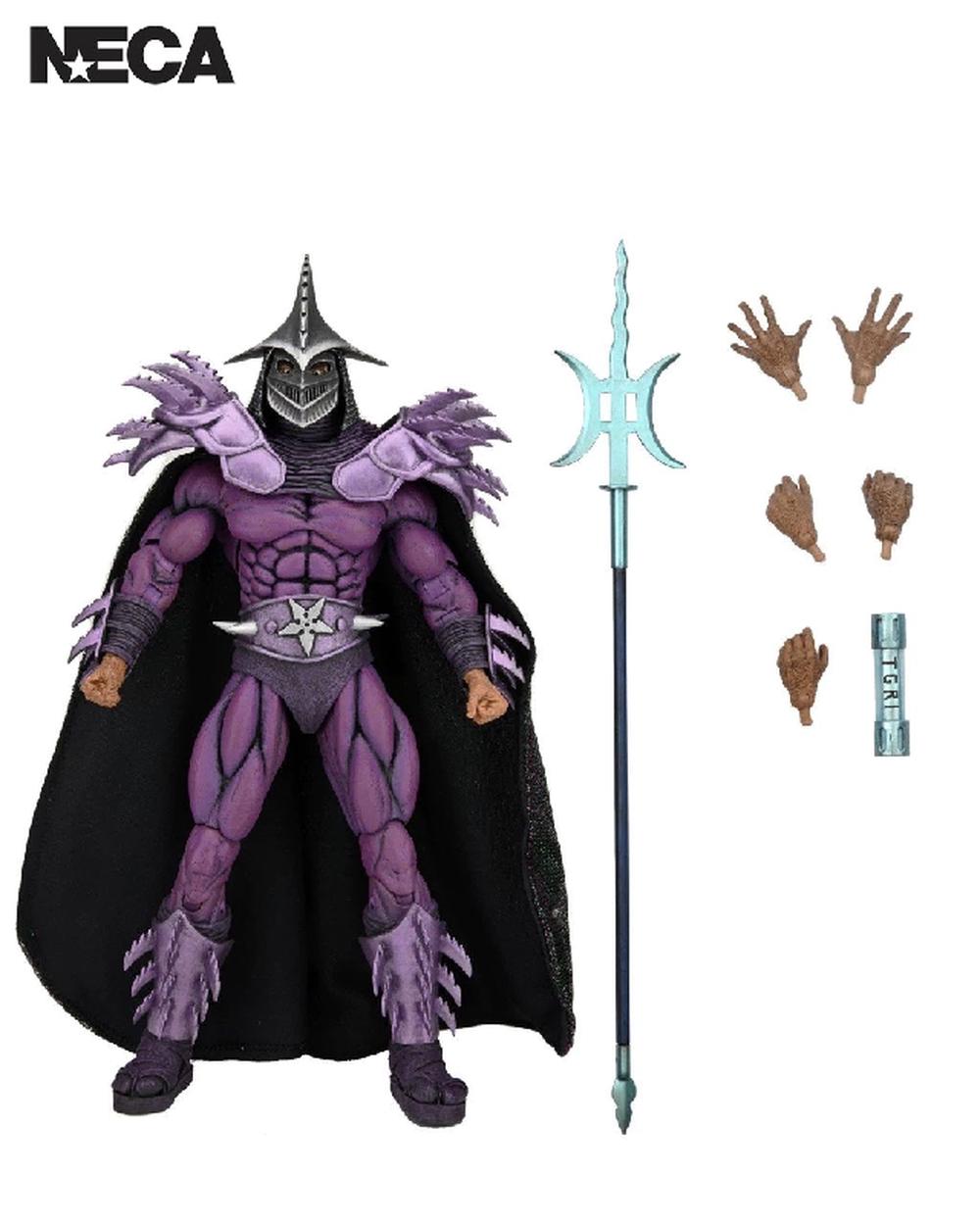 Shredder Ultimate 30th Anniversary TMNT Action Figure - 7 Inch, 0634482542071