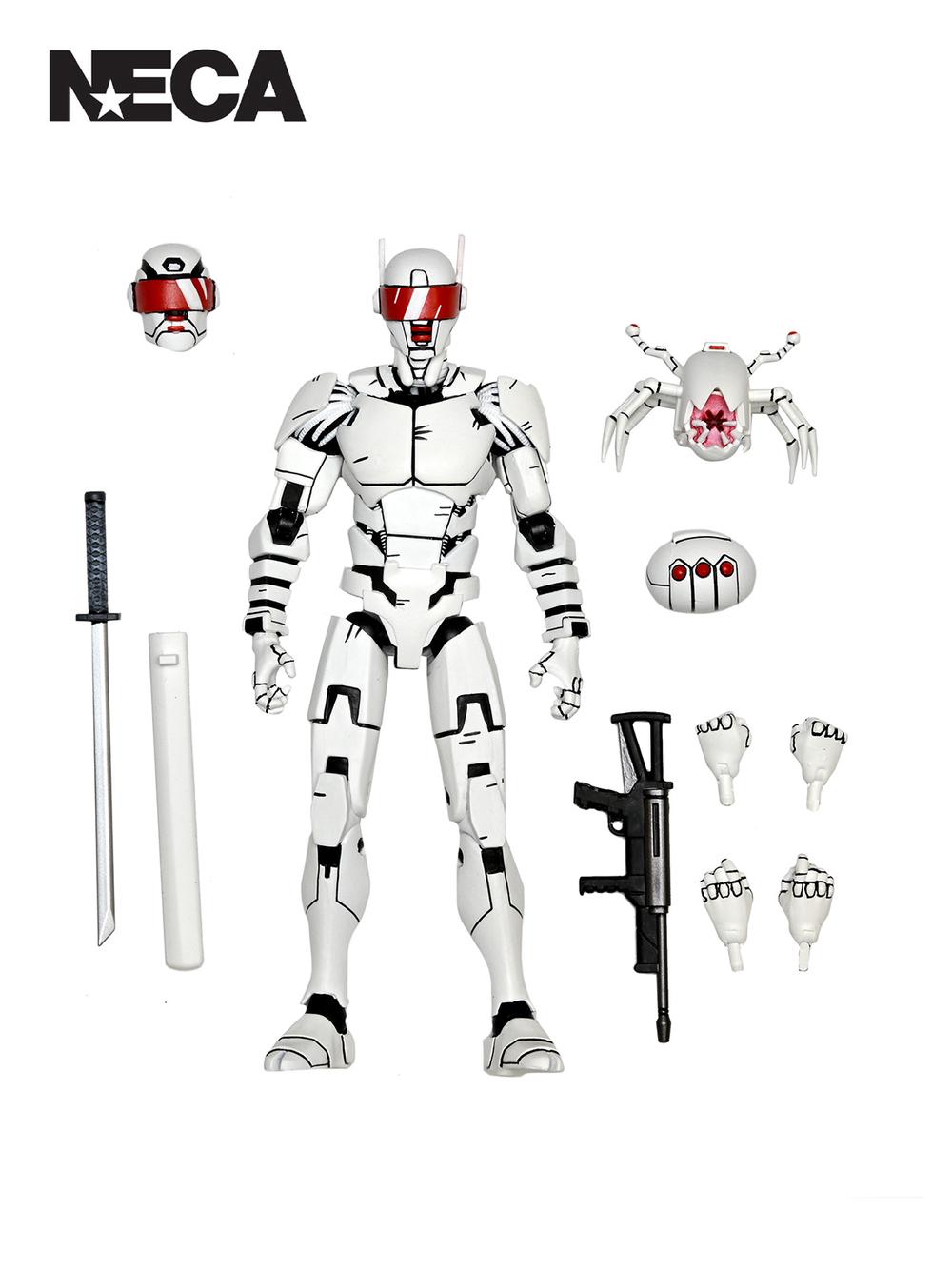 TMNT The Last Ronin - Ultimate Elite Synja Patrol Robot Action Figure - 7 Inches, 0634482543252