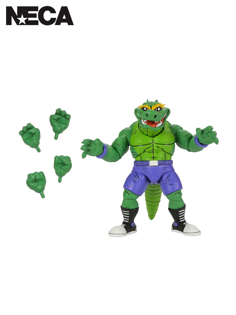 TMNT: Stump Wrestling - Leatherhead (Archie Comics) Action Figure - 7 Inch, 0634482544655