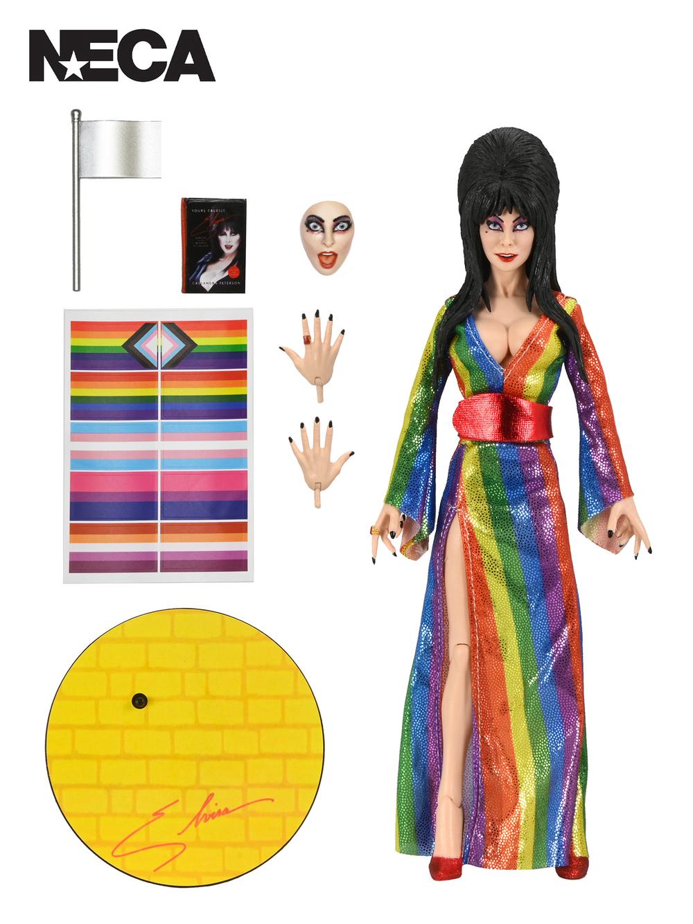 Elvira - Over The Rainbow Clothed Figure - 8 Inches, 0634482572009