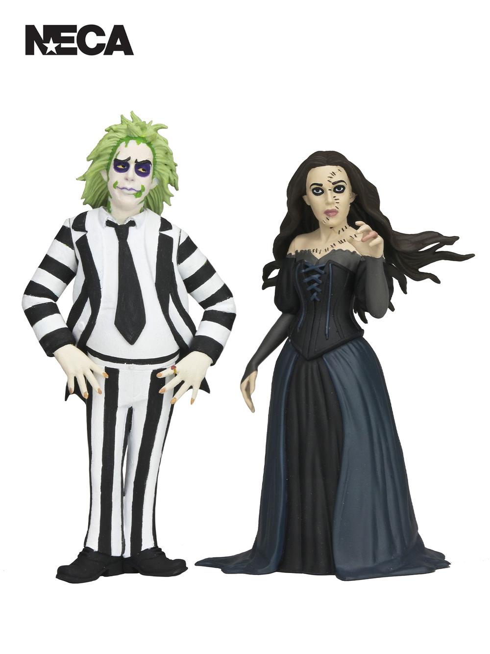 Beetlejuice Beetlejuice - Toony Terrors Beetlejuice & Delores Action Figures, 2 Pack - 6 inch, 0634482573082