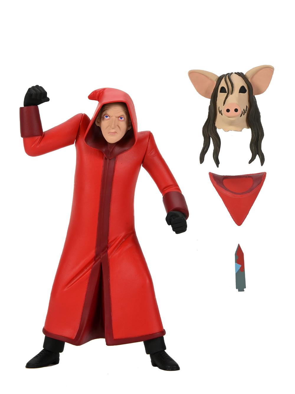 Rubies Saw - Toony Terrors Jigsaw Killer (Red Robe) Scale Action Figure - 6 Inch by Rubies - ISBN: 0634482606155