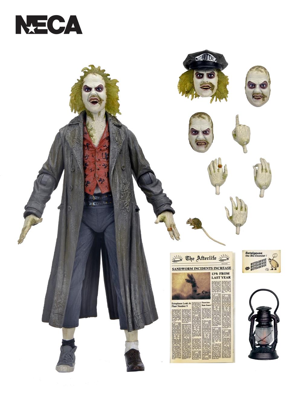 Beetlejuice (1988): Beetlejuice Tour Guide 'The Bio-Exorcist' Action Figure - 7 Inch, 0634482606247